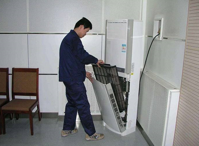家用柜机空调维修案例